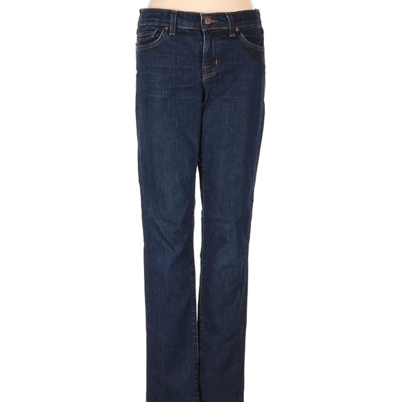 J Brand Jeans Blue Skinny Leg Cut Low Rise Waist Size 26 #455 - Picture 1 of 4